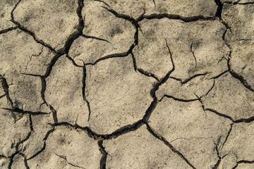 A cracked land