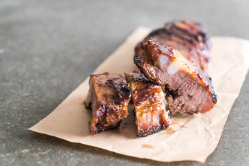 grilled pork ribs