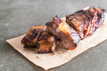 grilled pork ribs