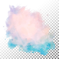 Abstract Watercolor Blot