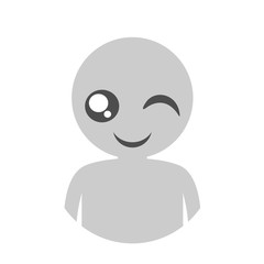 wink face expression