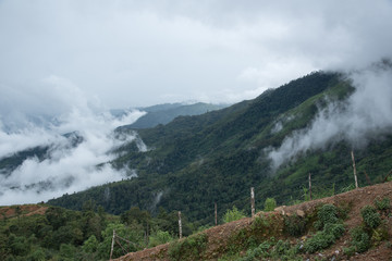 View of mountain Vangvieng Laos