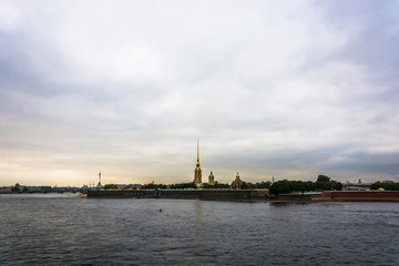 Fototapeta premium View of the Peter and Paul fortress, Saint Petersburg.