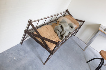 Bed in old dutch jail