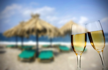New Year at the beach