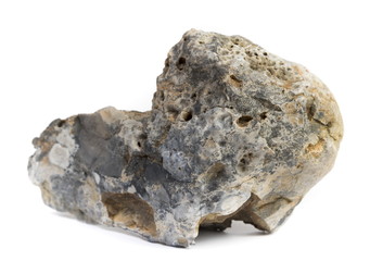 Natural mineral stone -  black flint stone