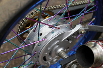 Obraz premium Dong Nai provice, Viet Nam - September 17, 2017: Tuning motorcycle