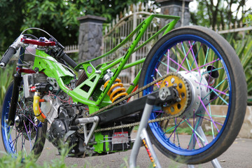 Dong Nai provice, Viet Nam - September 17, 2017: Tuning motorcycle