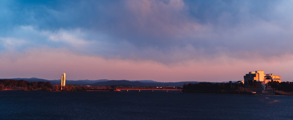 Lake Burley Griffin and Canberra