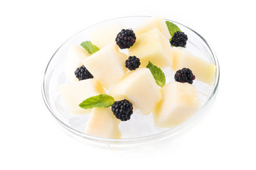 tasty cut melon piece