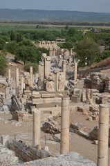 Greek and Roman archaeological site of Ephesus, Türkiye. Site archéologique d'Ephèse, Turquie