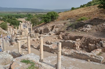 Site archéologique Grecque et Romain d'Ephèse, l'une de 7 merveille du monde antique