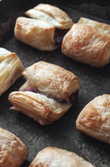 fresh puff pastries