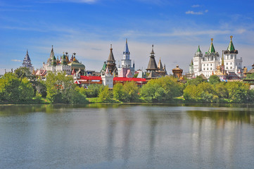 Moscow. The views of the Izmailovo Kremlin