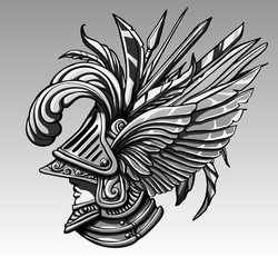 woman knight in heavy armor