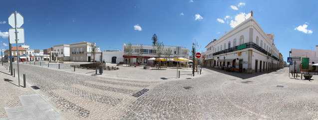 Fototapeta na wymiar Sao Bras de Alportel main plaza