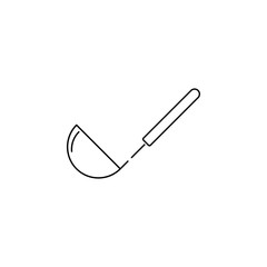 Kitchen ladle icon
