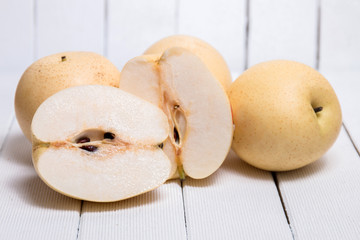 Tasty nashi pears