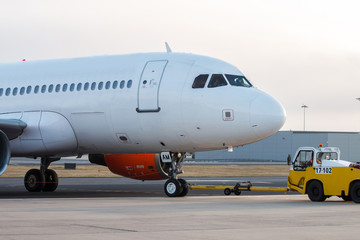 Airplane on the airport