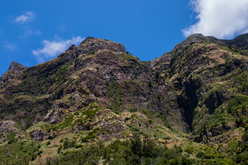 Mountain landscapes of Madeira Island