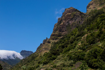 Mountain landscapes of Madeira Island