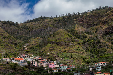 Fototapeta na wymiar Mountain landscapes of Madeira Island
