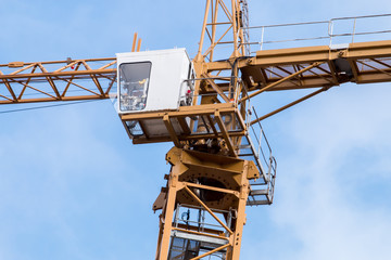 Building construction crane