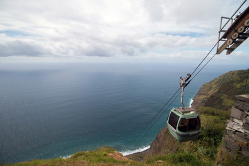 Aerial lift in Madeira Island