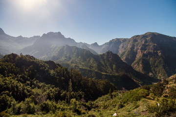 Coastal mountain landscape