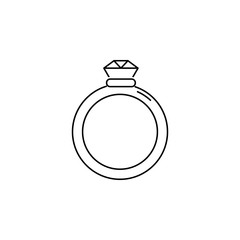 diamond engagement ring icon