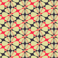 Seamless mosaic pattern. Geometric background. Vector Illustration.