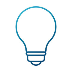 Bulb light energy icon vector illustration graphic design