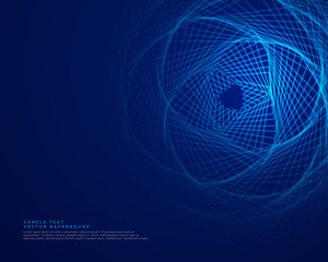 blue technology background with abstract lines