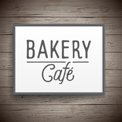 Vintage poster for food and drinks