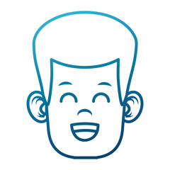 Cute boy cartoon icon vector illustration graphic design