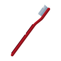 Toothbrush dental hygiene icon vector illustration graphic design