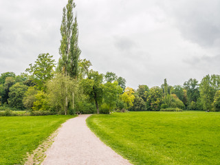 Fototapeta na wymiar Walkway in the Park an der Ilm, Weimar, Germany