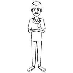 Dentist cartoon isolated icon vector illustration graphic design