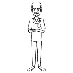 Dentist cartoon isolated icon vector illustration graphic design