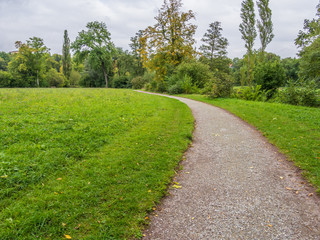 Walkway in the Park an der Ilm, Weimar, Germany