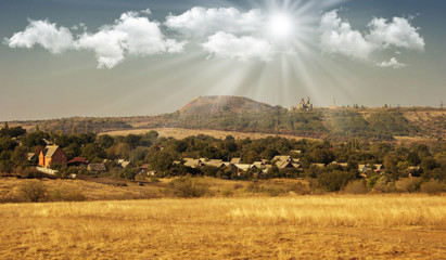 Donetsk region, miner's land