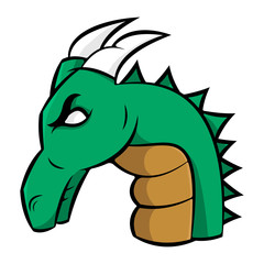 Cartoon dragon