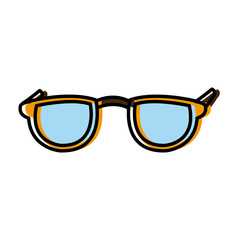 Nerd glasses isolated icon vector illustration graphic design