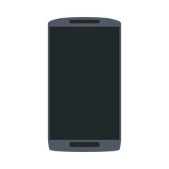 smartphone with blank screen icon image vector illustration design 