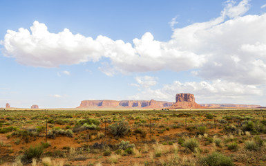 Fototapeta na wymiar Monument Valley panorama - Arizona, AZ, USA