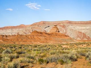 Mexican Hat Rock, San Juan valley, US Hwy 163 - Utah, USA