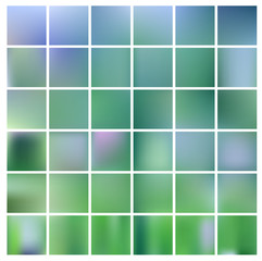 Abstract nature blurred background. Green gradient backdrop with sunlight. Ecology concept for your graphic design, banner or poster.