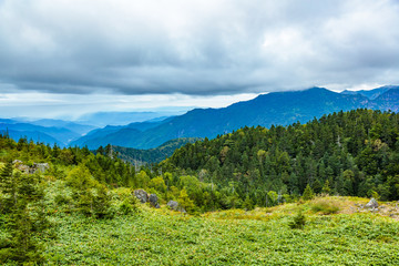 Obraz premium 山並み