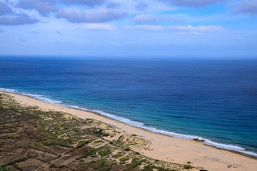 Fototapeta premium Beach at Ponta da Calheta, Porto Santo Island