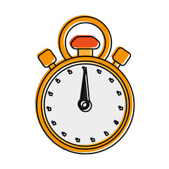 analog chronometer icon image vector illustration design 